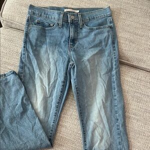 Levi's Light Blue Shaping Straight